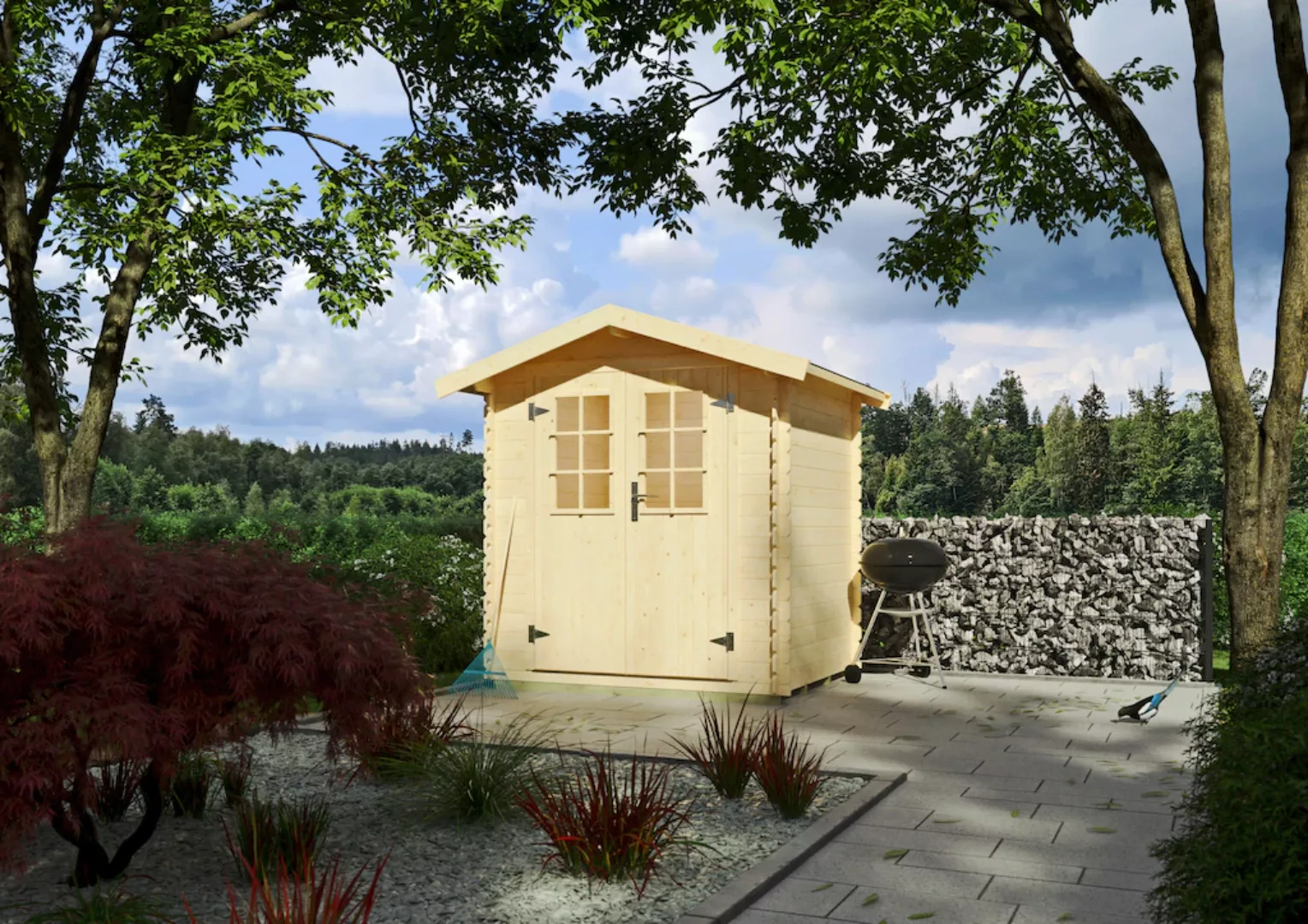 Kiehn-Holz Gartenhaus "Eisberg 1" günstig online kaufen