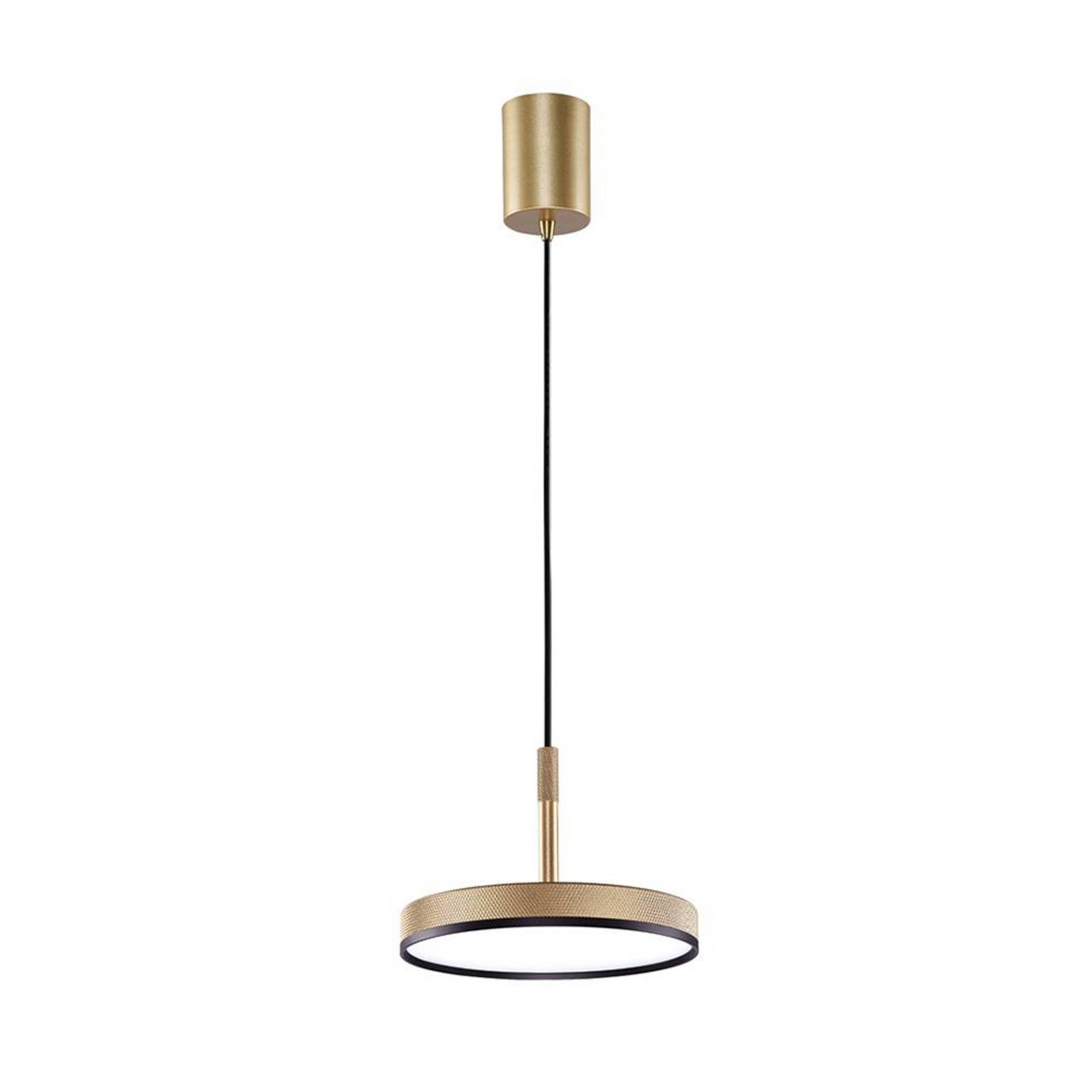 LED-Pendellampe Don, goldfarben, Ø 20 cm, Metall günstig online kaufen