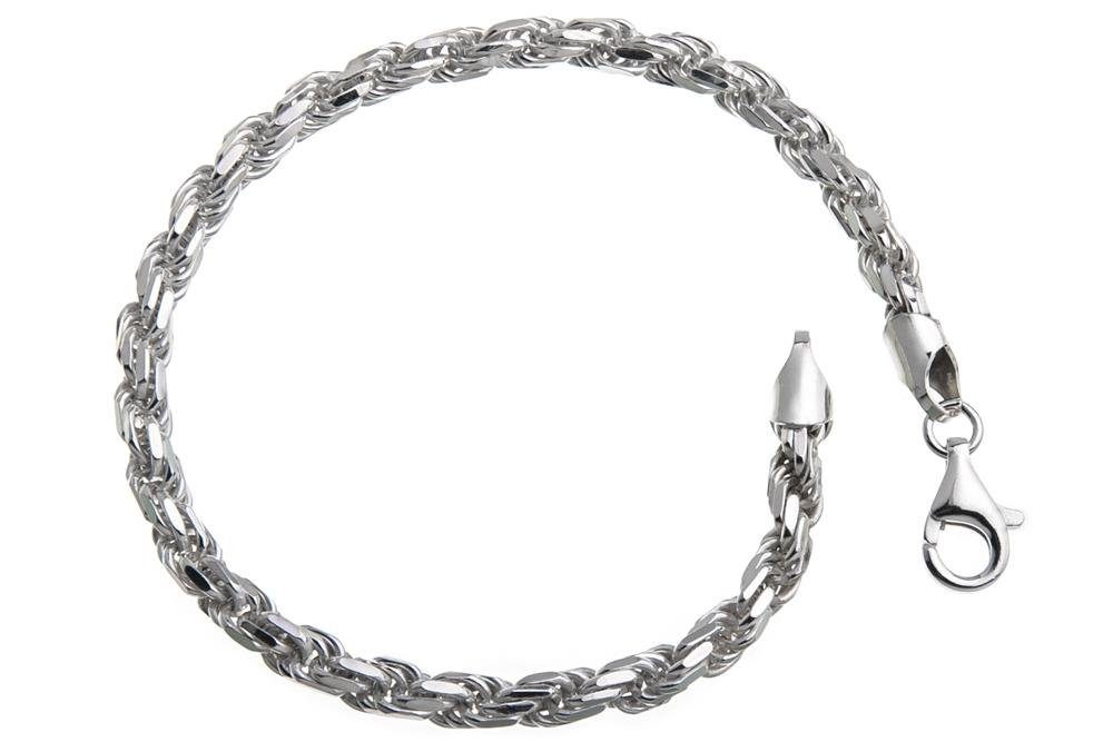 Silberkettenstore Silberarmband Kordelkette Armband 4,5mm - günstig online kaufen