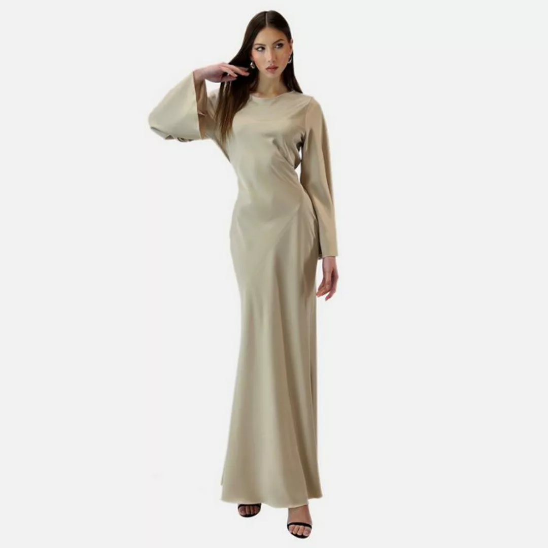 Elara Maxikleid Elara Damen Abaya mit Kopftuch (1-tlg) günstig online kaufen