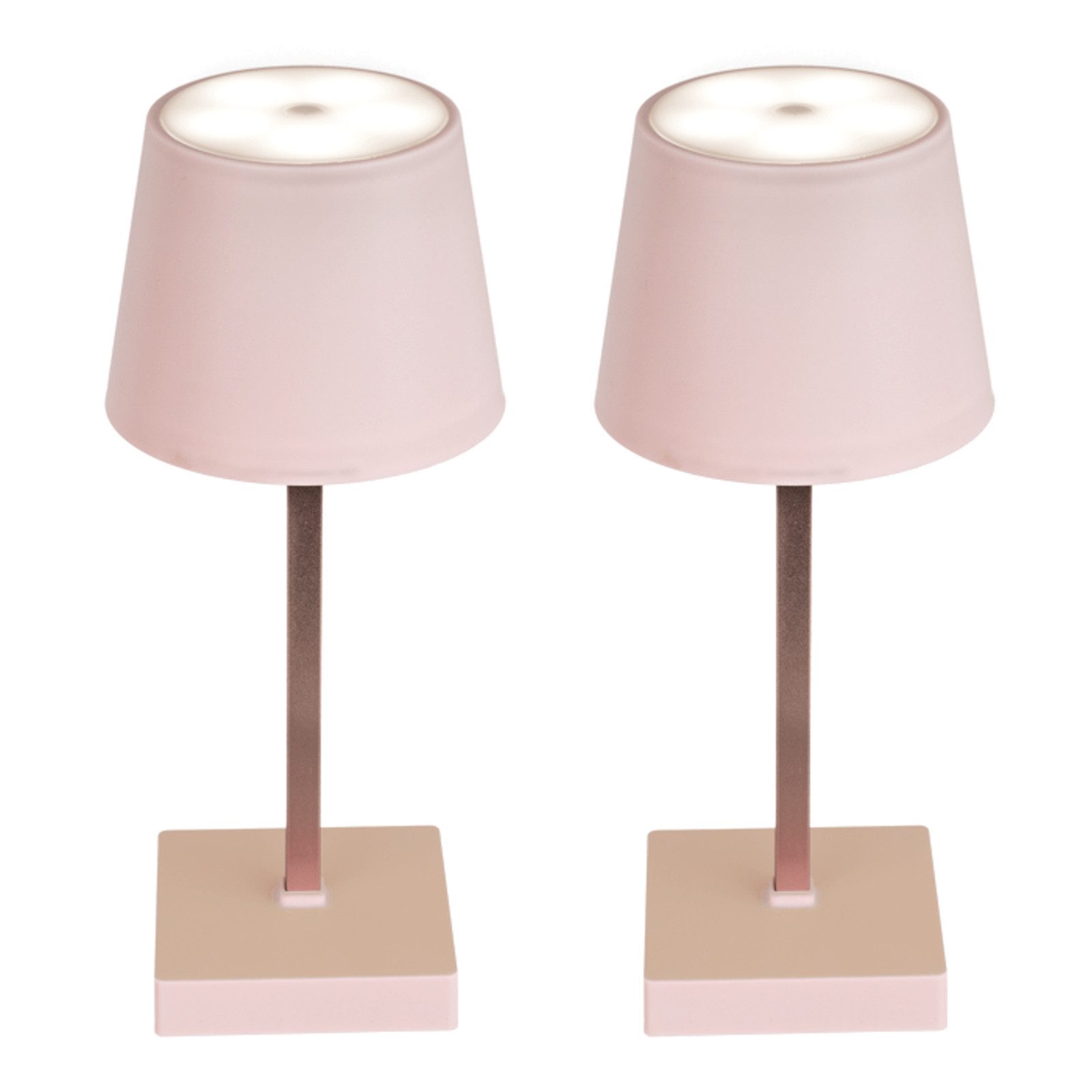 HAC24 LED Nachttischlampe 2x Tischleuchte mit günstig online kaufen