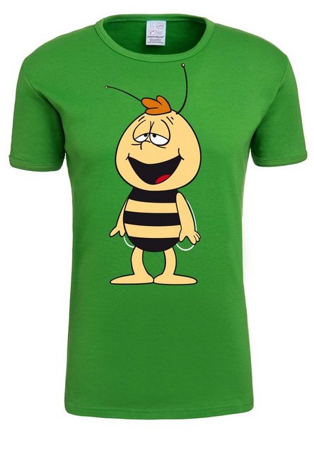 LOGOSHIRT T-Shirt Biene Maja Willi mit lustigem Frontprint günstig online kaufen
