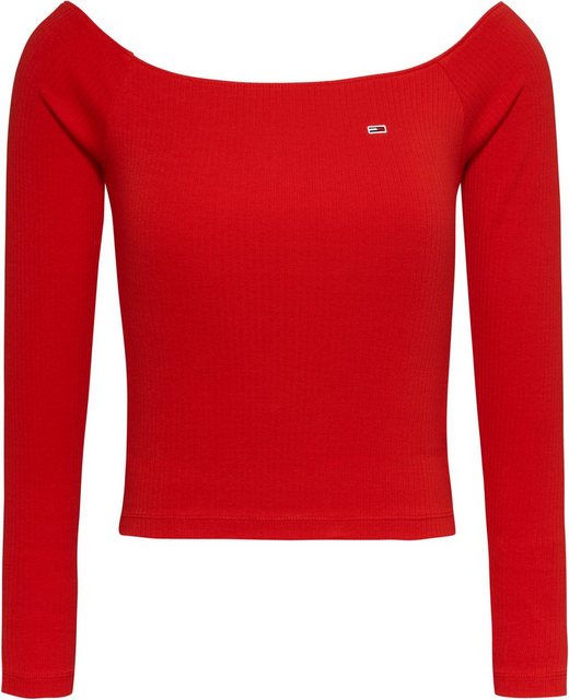 Tommy Jeans Crop-Top mit Tommy Jeans Markenlabel günstig online kaufen