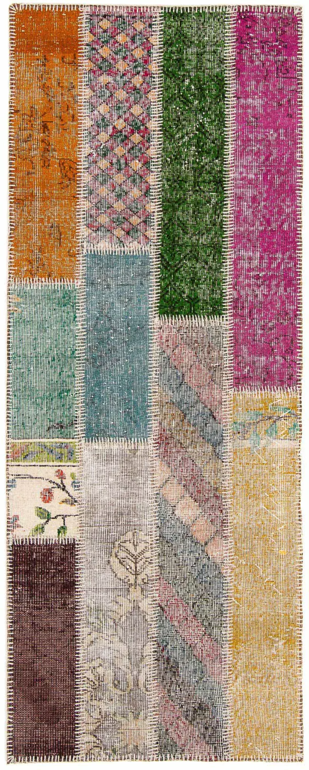 morgenland Wollteppich »Patchwork Patchwork 244 x 172 cm«, rechteckig, 8 mm günstig online kaufen