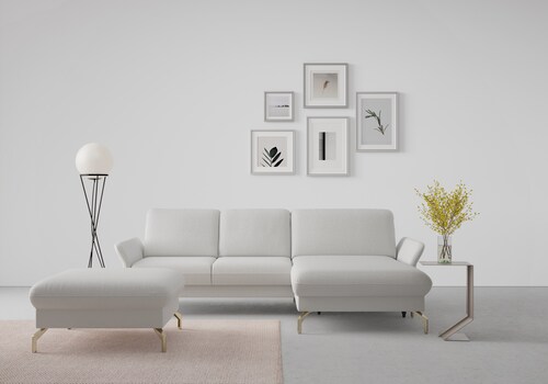 sit&more Ecksofa "Fashion L-Form", wahlweise mit Kopfteilverstellung, Vorzi günstig online kaufen