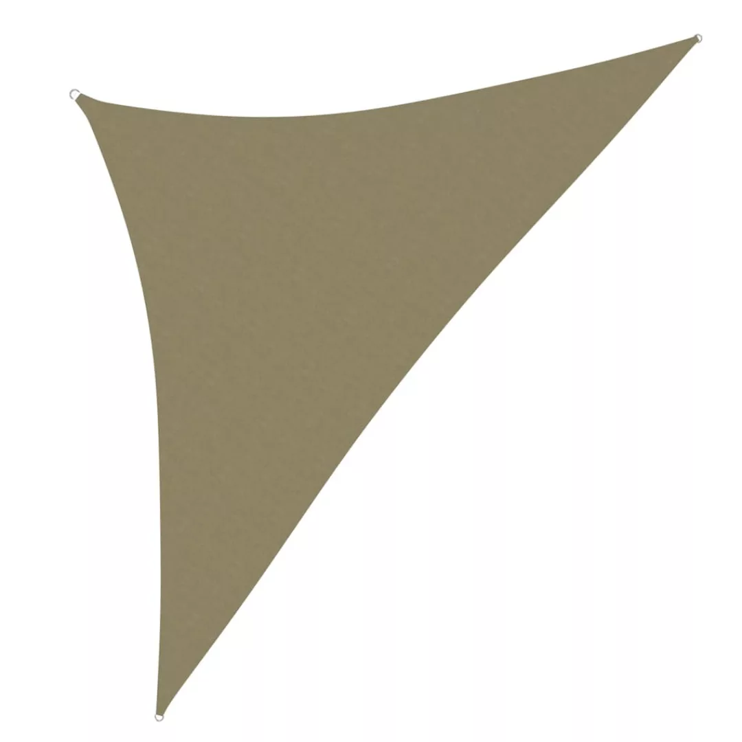 Sonnensegel Oxford-gewebe Dreieckig 4x4x5,8 M Beige günstig online kaufen
