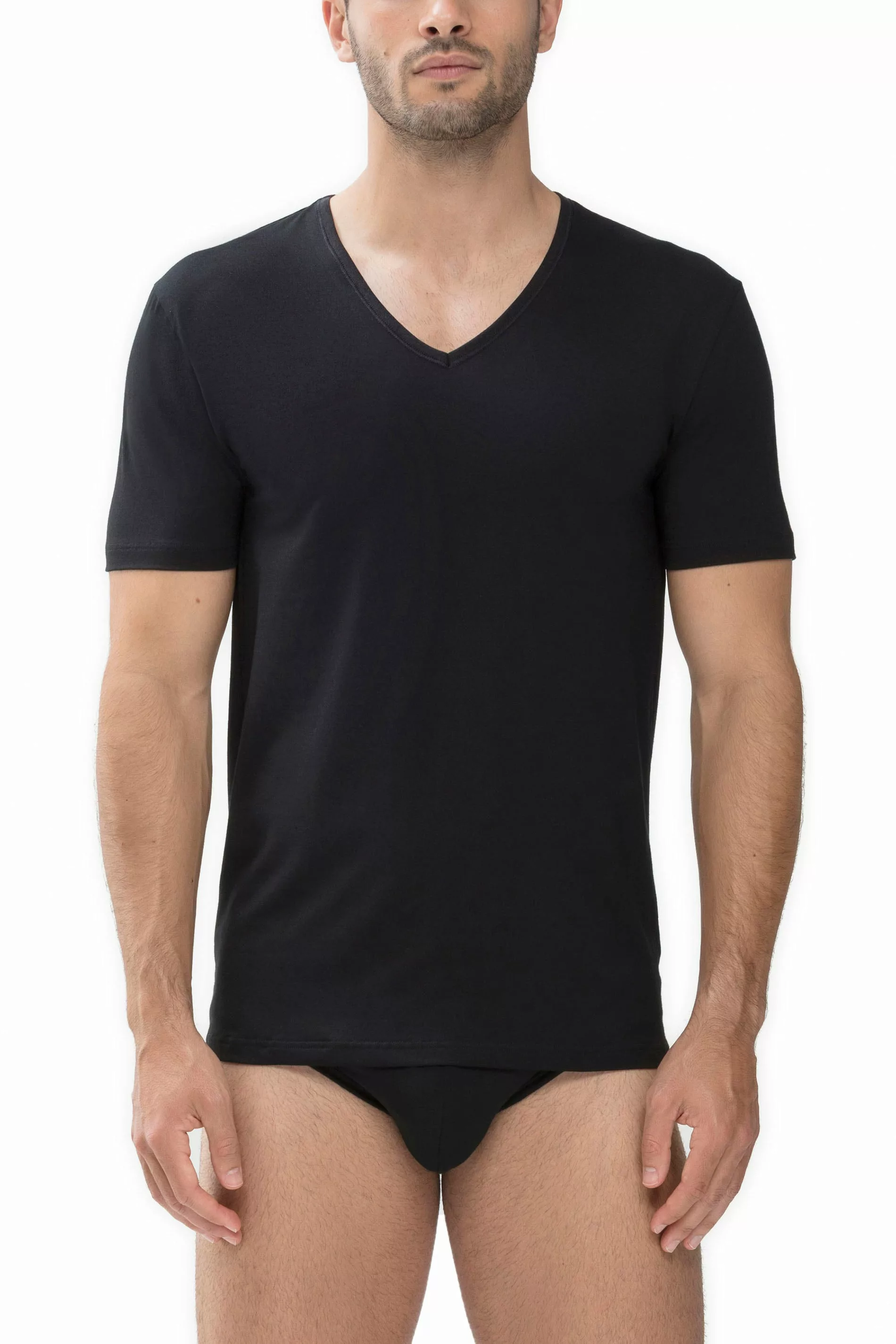 Mey DRY COTTON V-Shirt schwarz 46007/123 günstig online kaufen