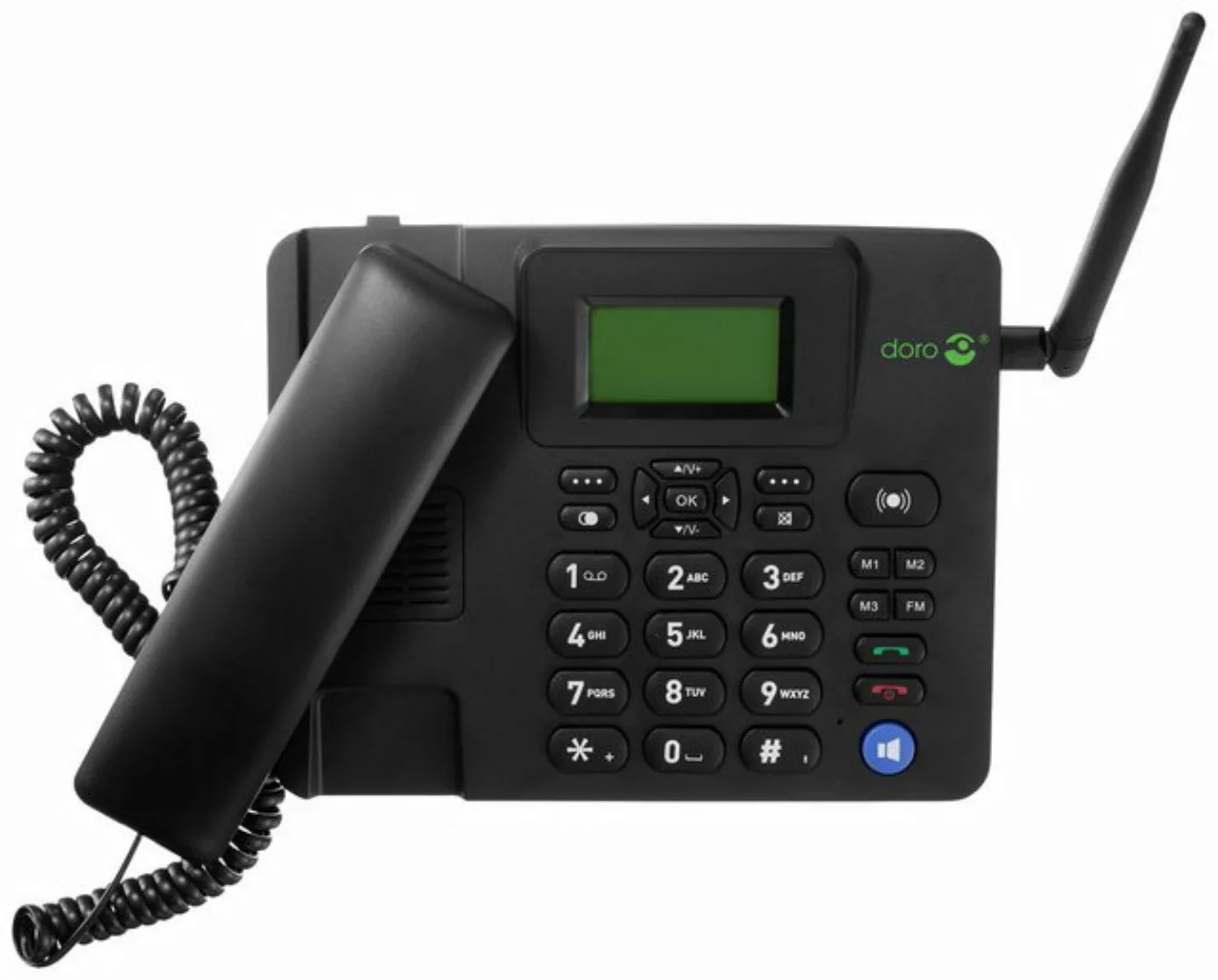 Doro 4100H GSM Tisch Telefon Handy (6,84 cm/2,694 Zoll, 0,08 GB Speicherpla günstig online kaufen
