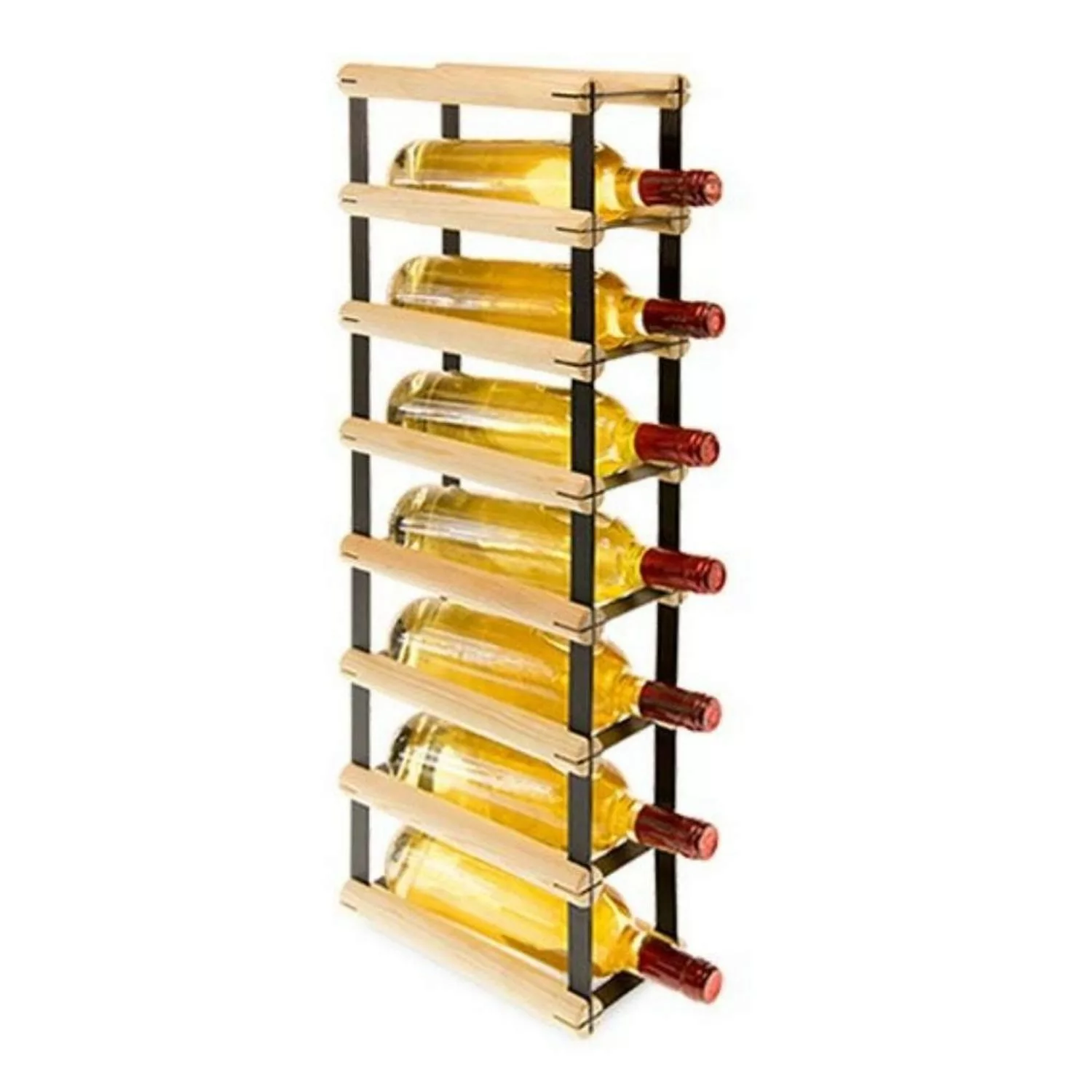 PROREGAL Modulares Weinregal Vinotega Mod Metal HxBxT 72,5 x 12,5 x 24,5 cm günstig online kaufen