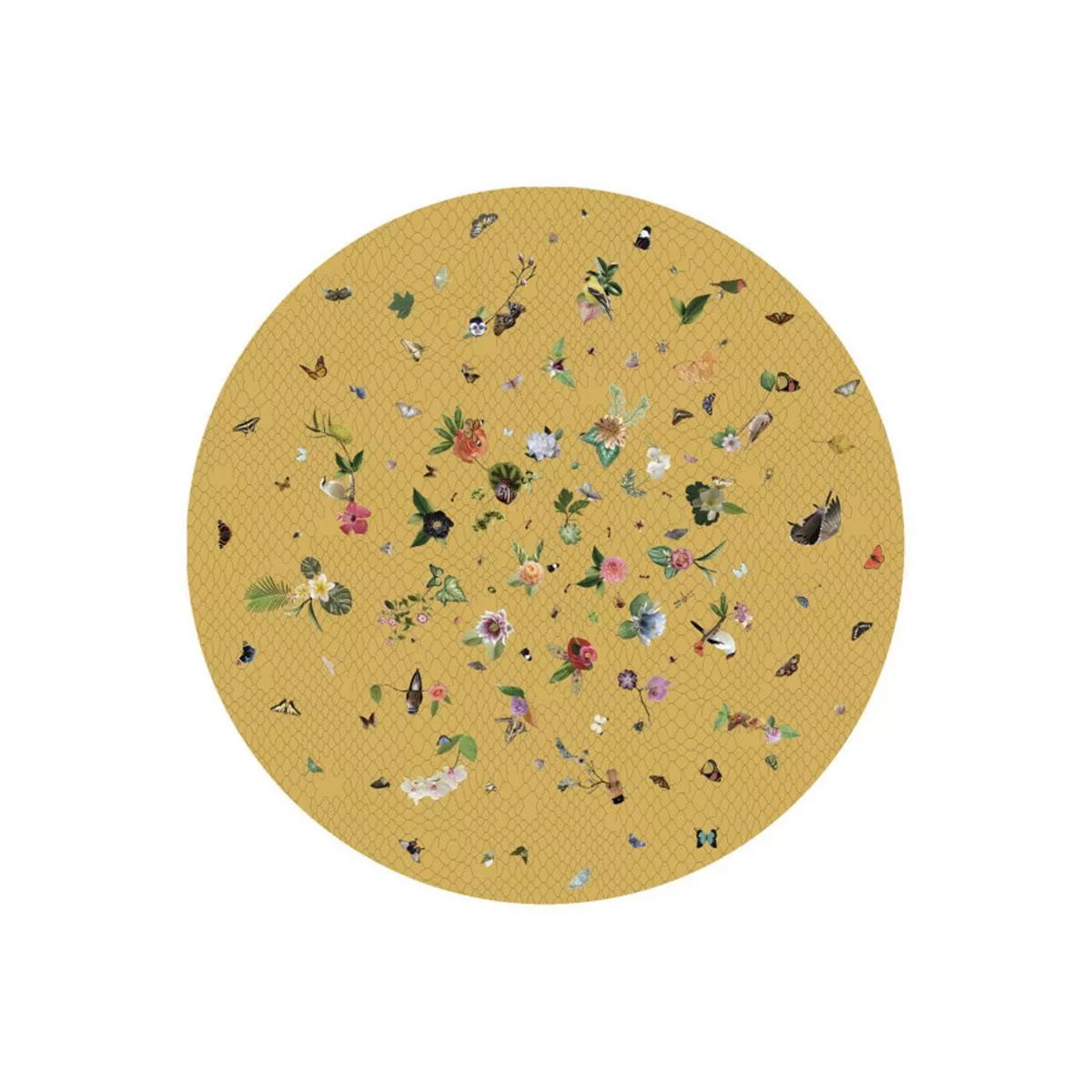 Moooi Carpets - Garden of Eden Teppich Ø250cm - gelb günstig online kaufen