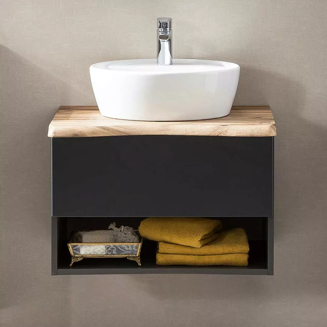 Bad Unterschrank mit Becken für die Wandmontage einer Schublade günstig online kaufen