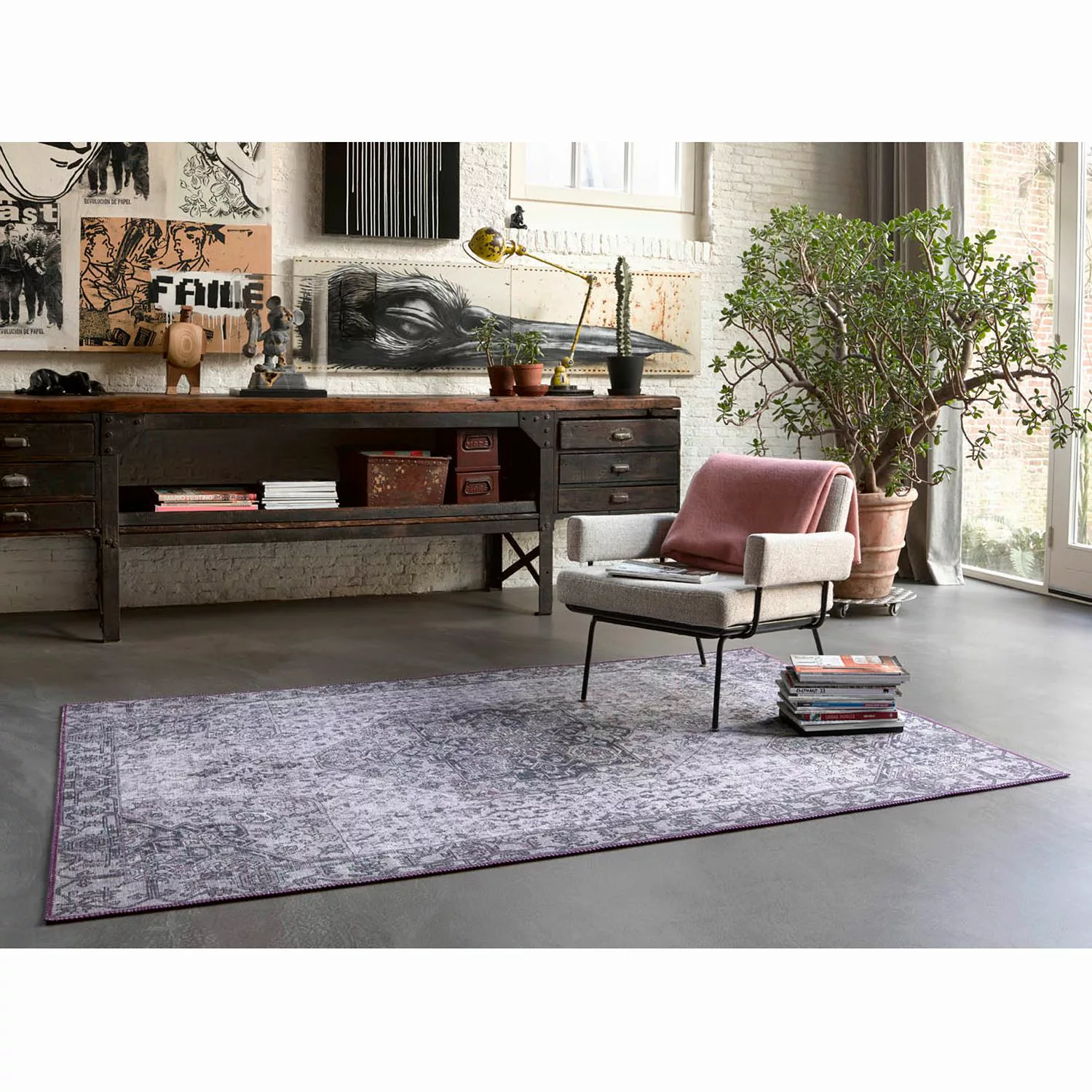 home24 Wecon Home Kurzflorteppich Synchronize Granit Rechteckig 160x230 cm günstig online kaufen