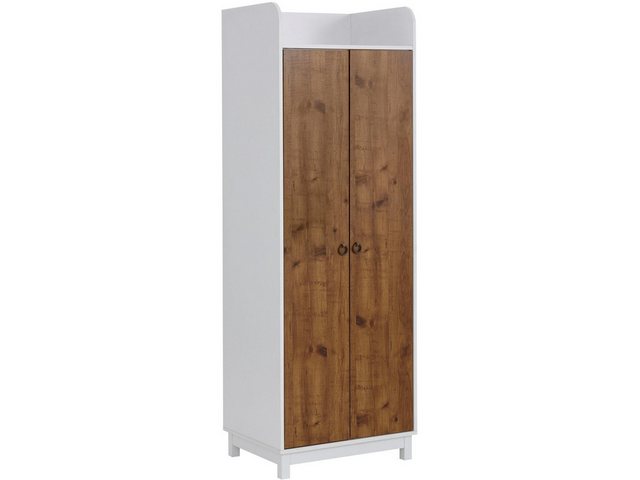 freiraum Kleiderschrank Rebecka in Weiß, MDF - 62x180x60cm (BxHxT) günstig online kaufen