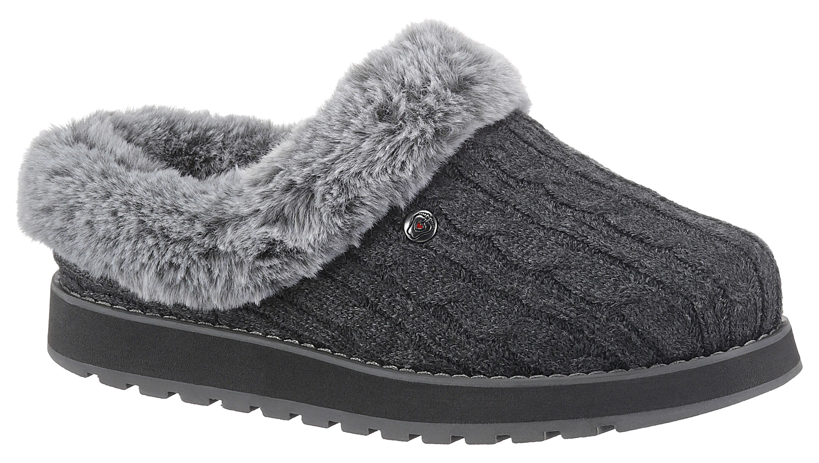 Skechers Pantoffel "KEEPSAKES - ICE ANGEL", Hausschuh in Strick-Optik günstig online kaufen