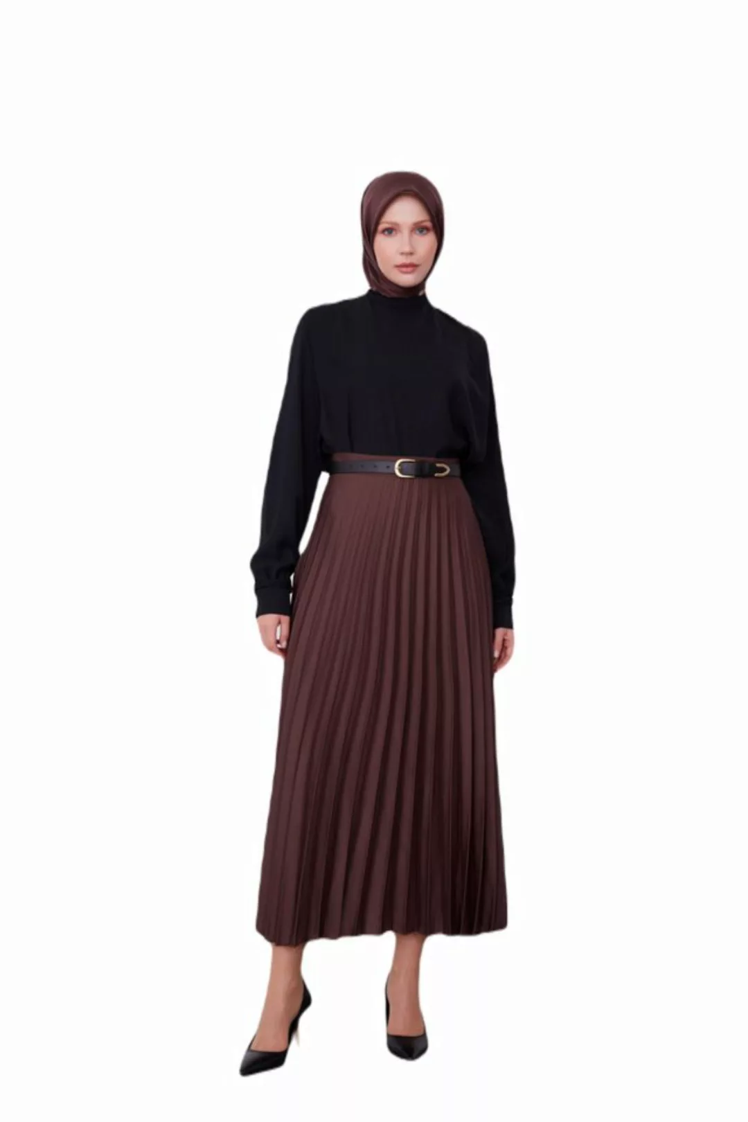 ARMİNE Maxirock Armine Basic Faltenrock – moderne und elegante Hijab-Mode günstig online kaufen