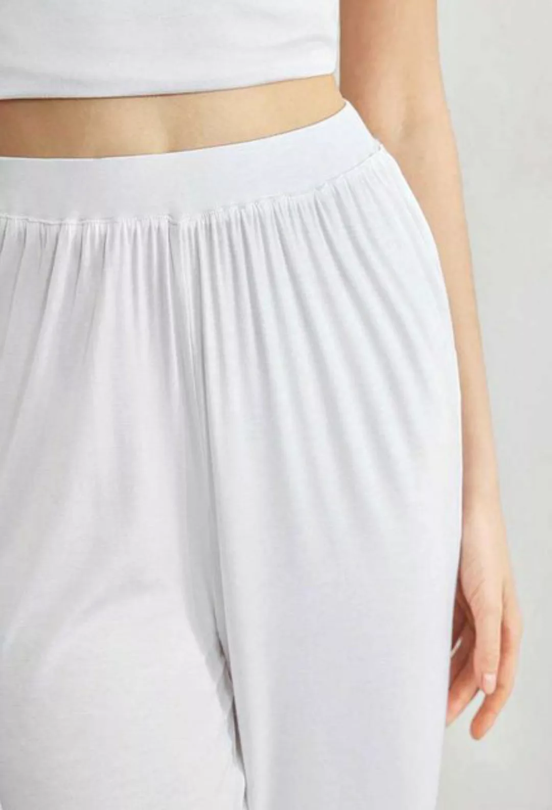 SEGUEN Loungepants Casual Home Weite Hosen Sommer Hohe Taille Freizeithosen günstig online kaufen