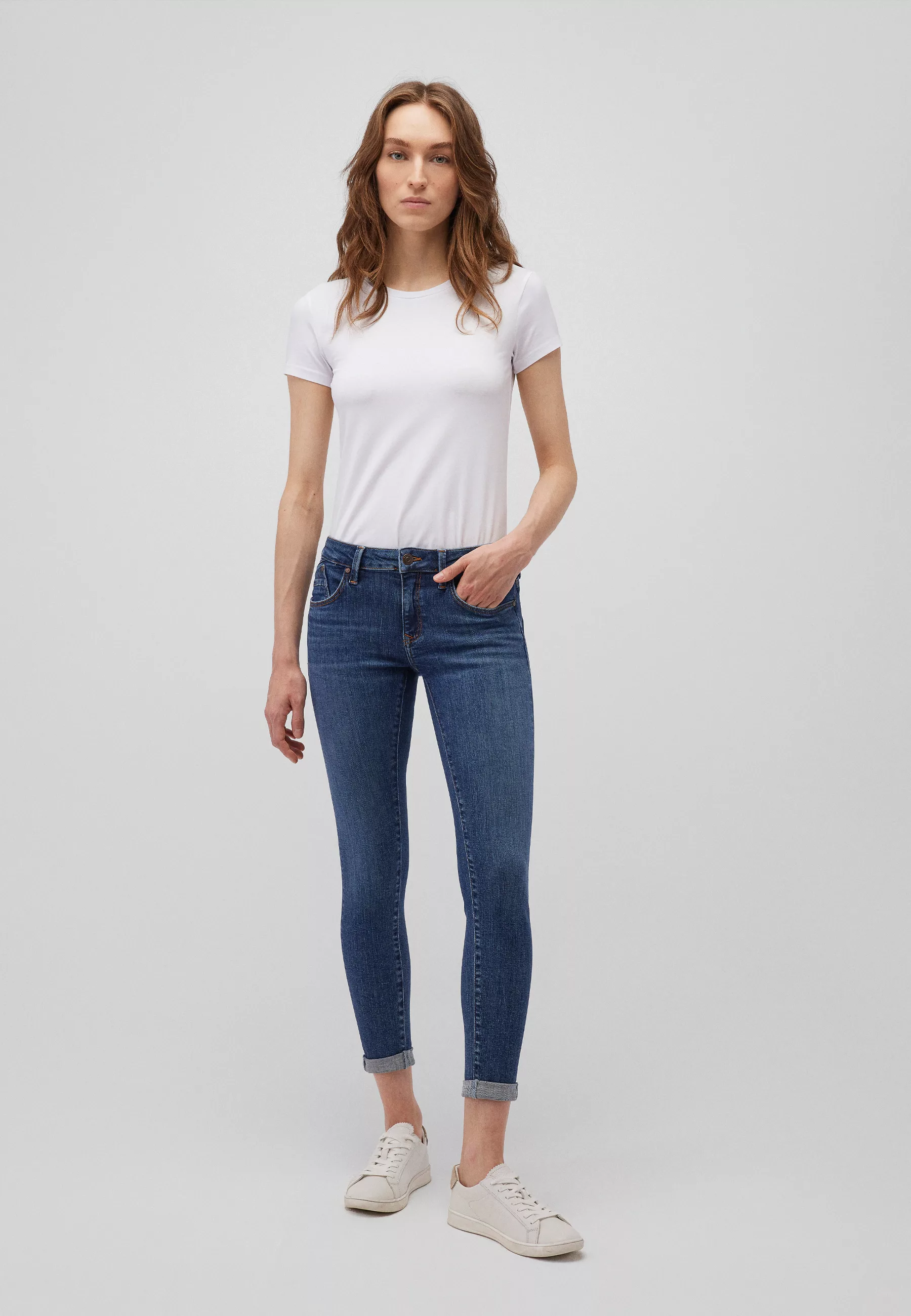 Mavi Röhrenjeans "LEXY", Cropped Super Skinny Jeans günstig online kaufen