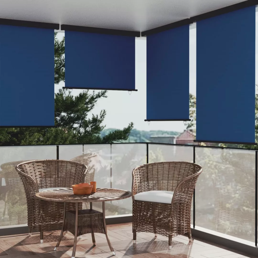 Vidaxl Balkon-seitenmarkise 117x250 Cm Blau günstig online kaufen