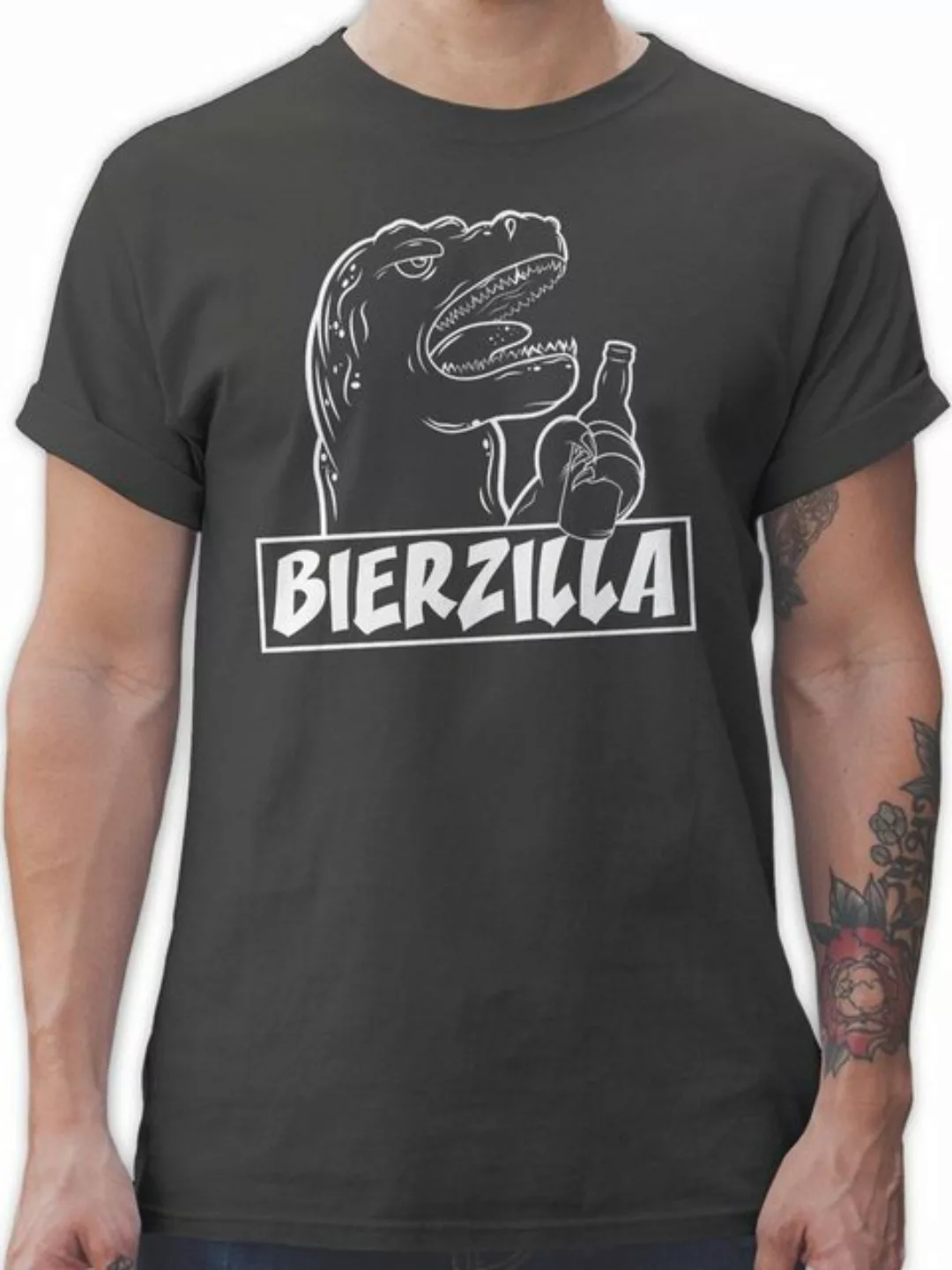 Shirtracer T-Shirt Bierzilla Sprüche Statement günstig online kaufen