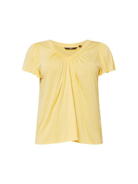 Vero Moda Curve T-Shirt CILJA (1-tlg) Drapiert/gerafft günstig online kaufen