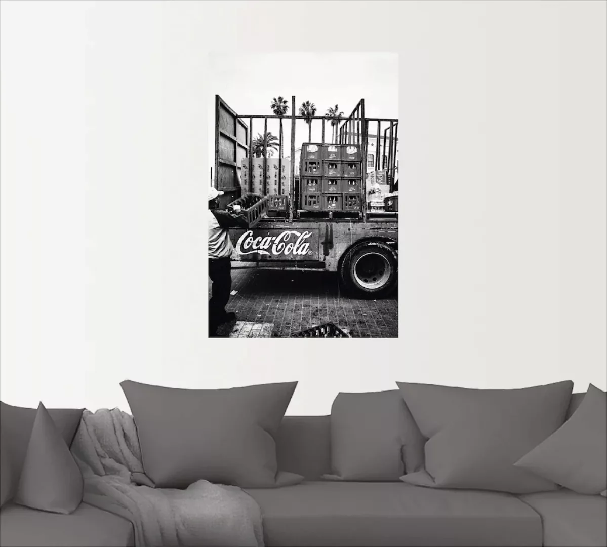 Artland Wandbild »CocaCola-LKW in El Jadida - Marokko«, Auto, (1 St.), als günstig online kaufen