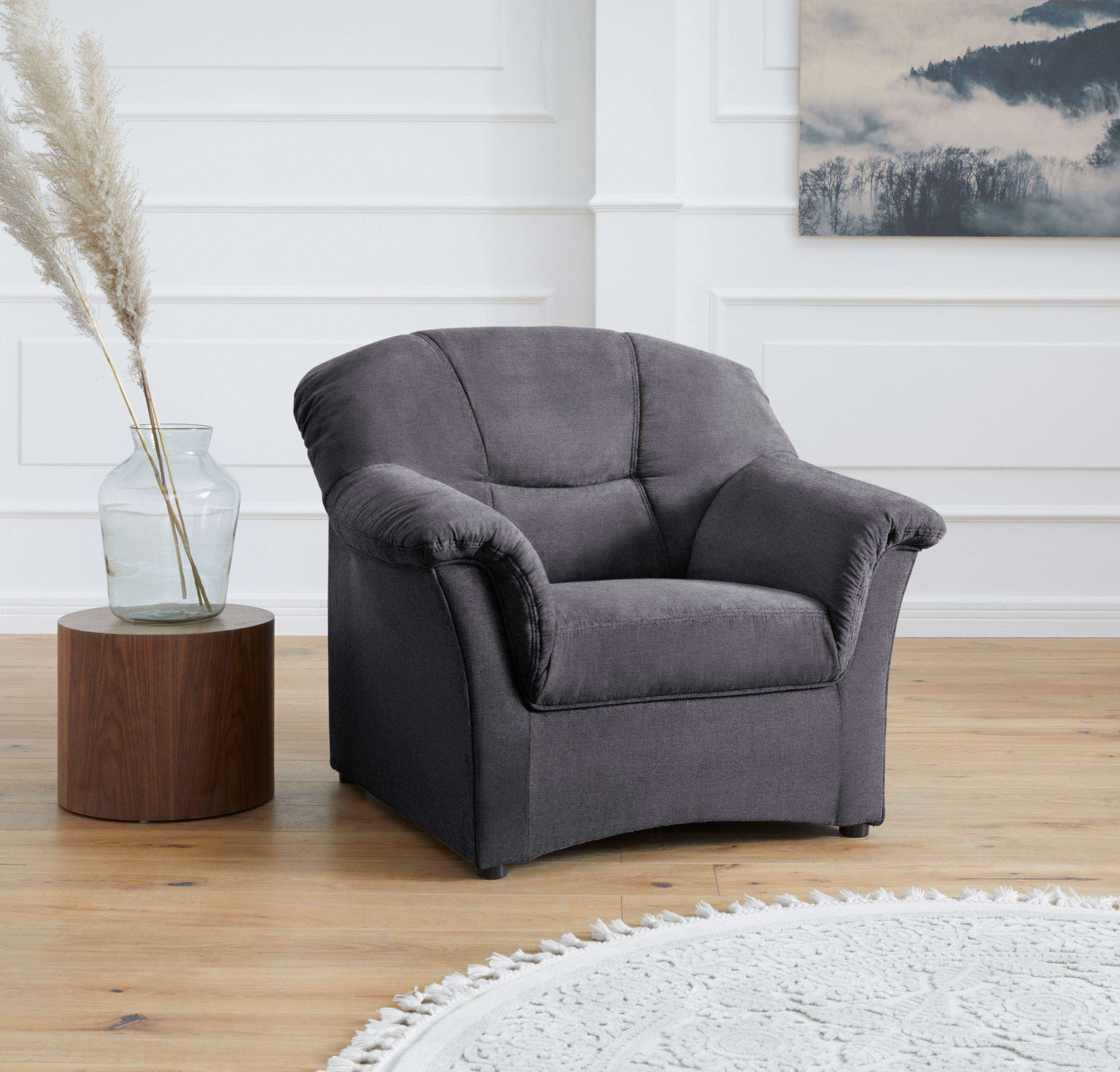 DOMO collection Sessel "Sarafina", wahlweise mit Federkern günstig online kaufen