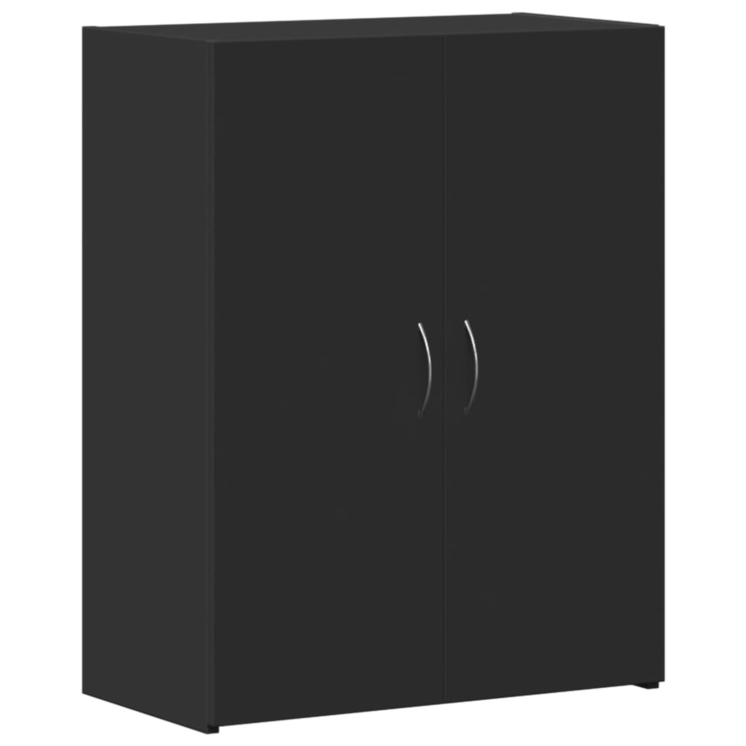 vidaXL Aktenschrank Schwarz 60x32x77,5 cm Holzwerkstoff günstig online kaufen