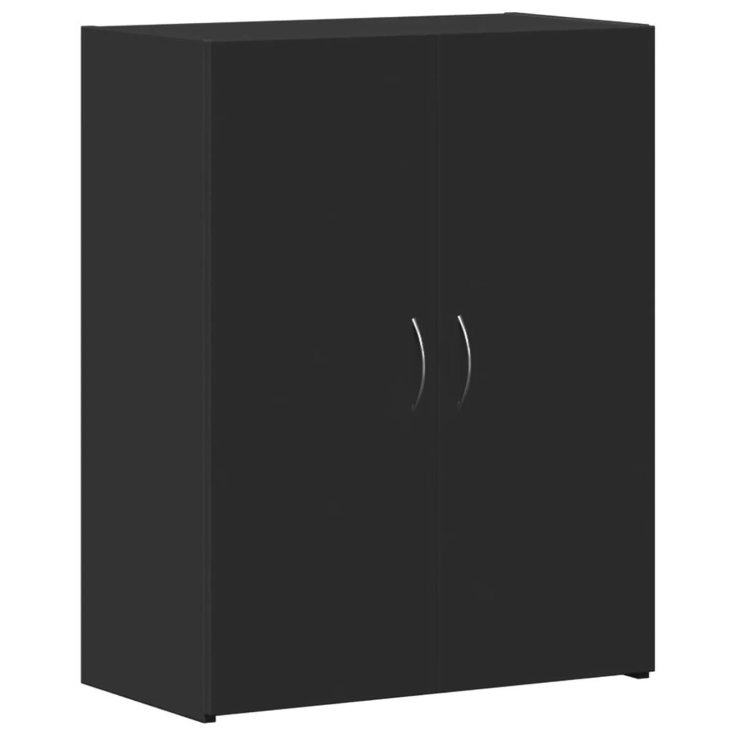 vidaXL Aktenschrank Schwarz 60x32x77,5 cm Holzwerkstoff günstig online kaufen