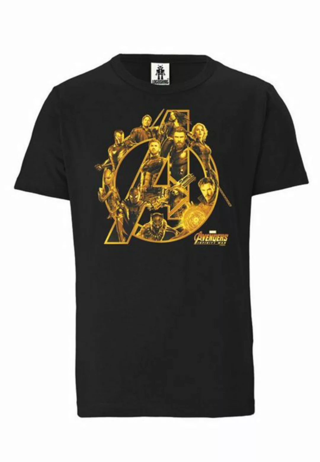 LOGOSHIRT T-Shirt "Marvel - Avengers - Infinty War", mit coolem Avengers-Fr günstig online kaufen