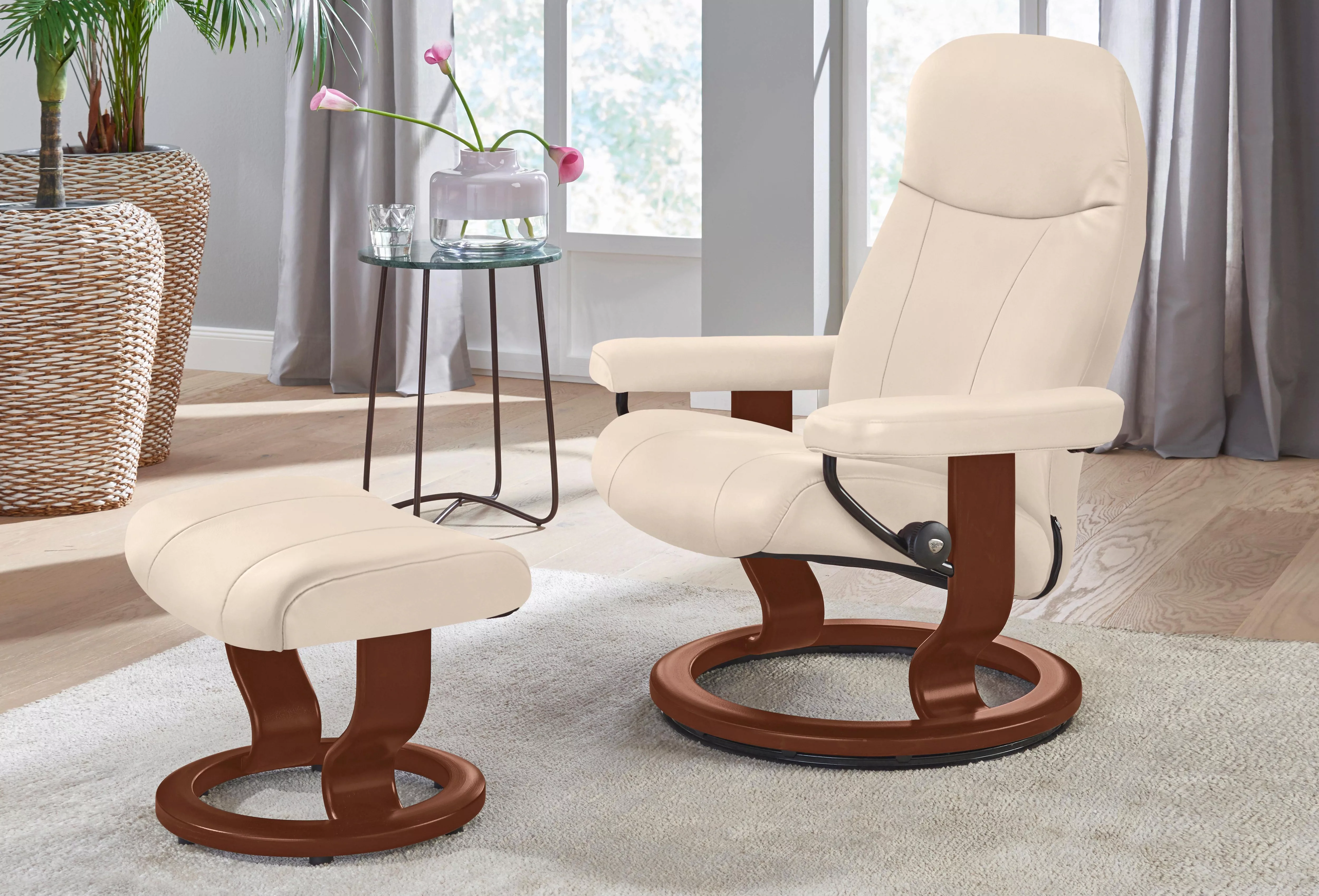 Stressless Relaxsessel "Garda", (Set, Relaxsessel mit Hocker), mit Hocker, günstig online kaufen