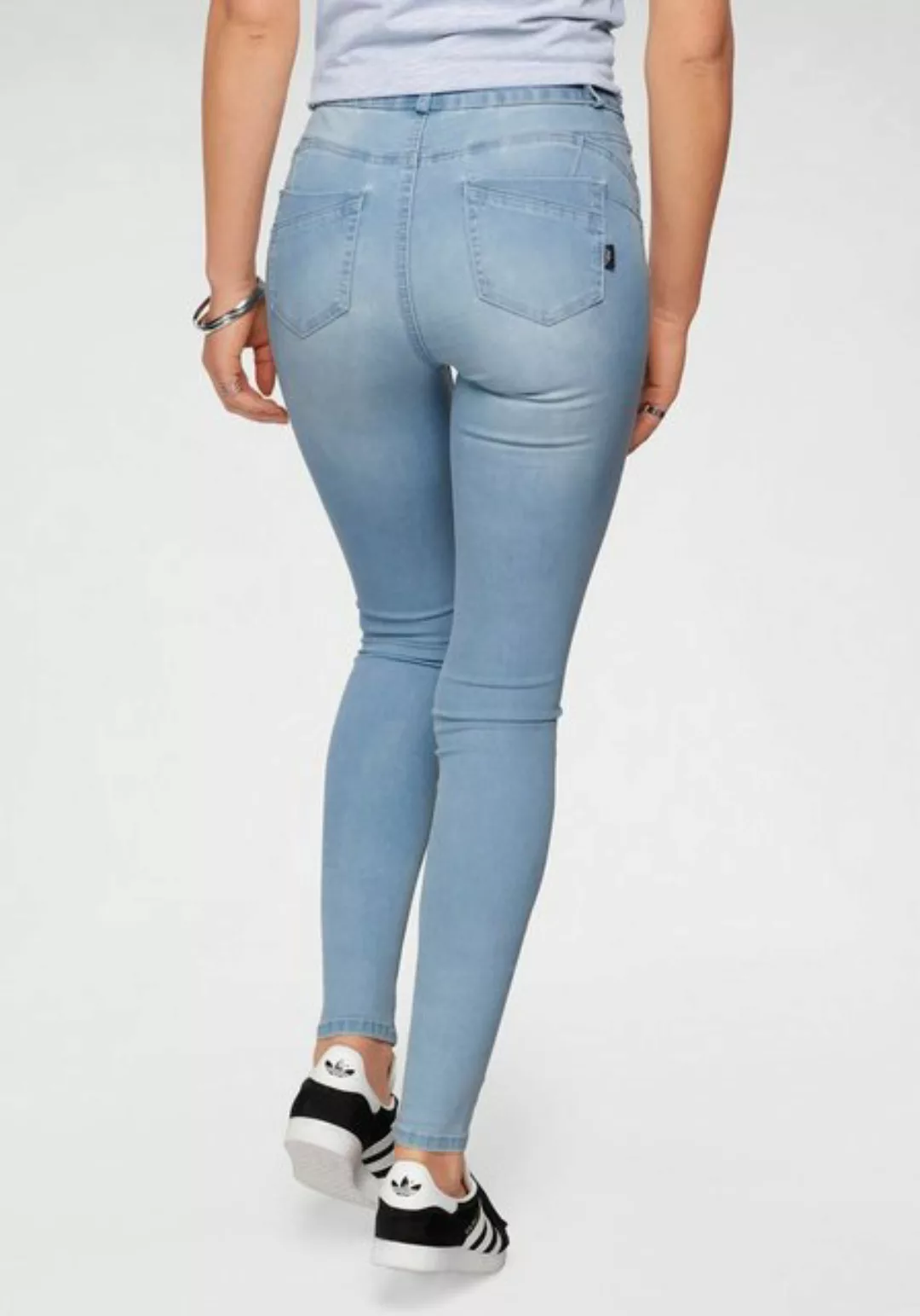 Arizona Skinny-fit-Jeans Ultra Stretch High Waist mit Shapingnähten günstig online kaufen