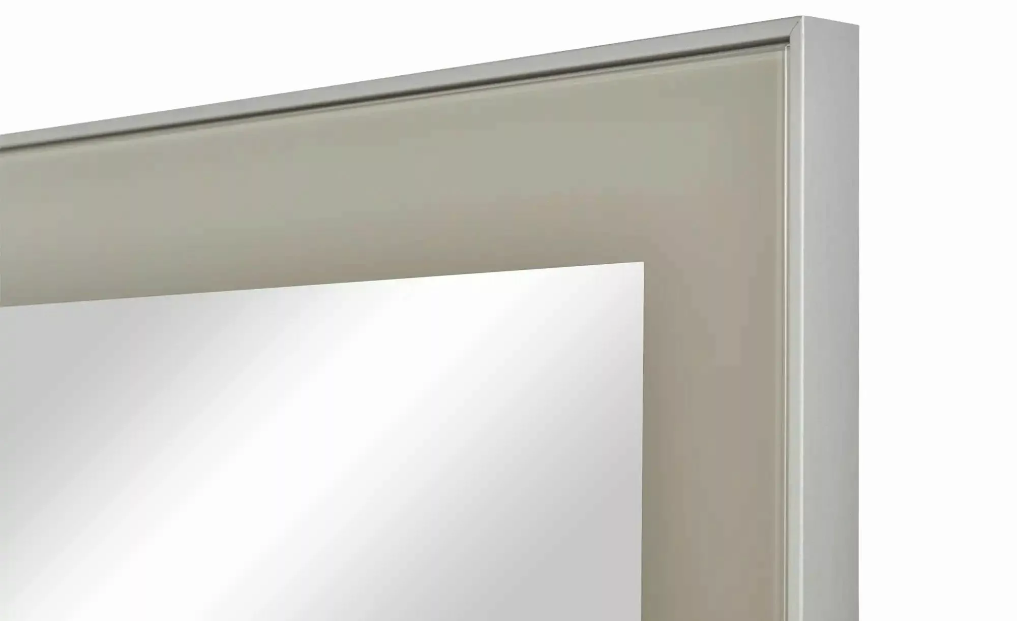 Spiegel 80 x 60 cm Duna ¦ beige ¦ Glas,Aluminium,Holzwerkstoff ¦ Maße (cm): günstig online kaufen