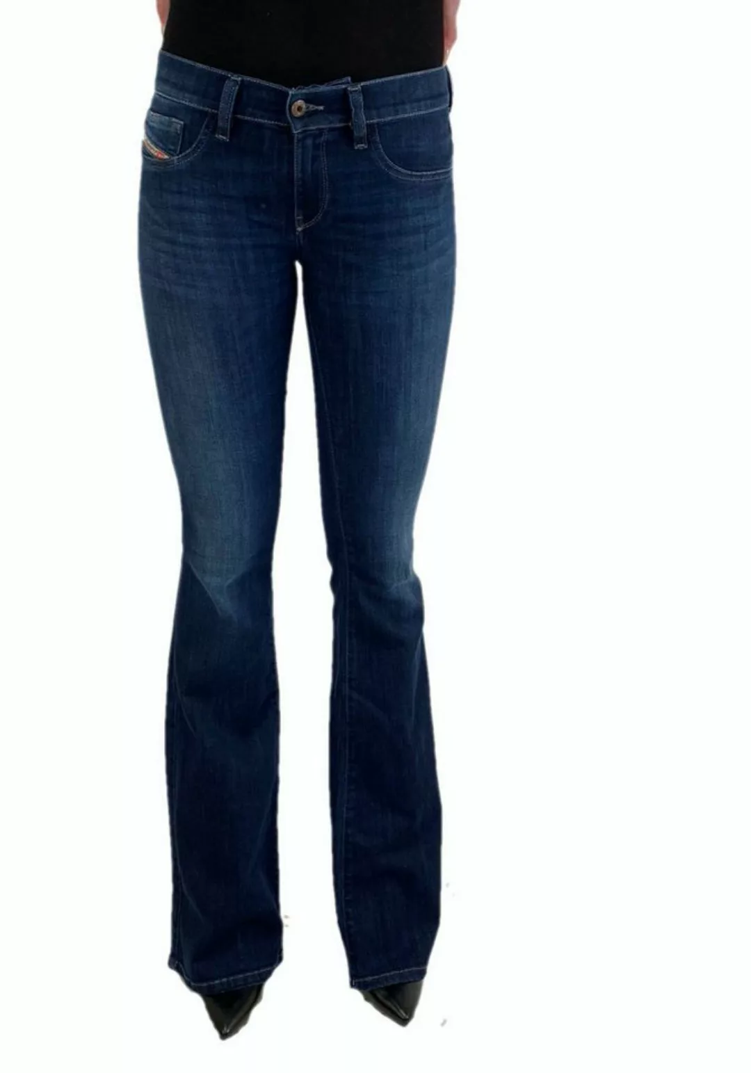 Diesel Schlaghose Diesel Livier-Flare 0R63F Damen Jeans Hose Bootcut Slim F günstig online kaufen