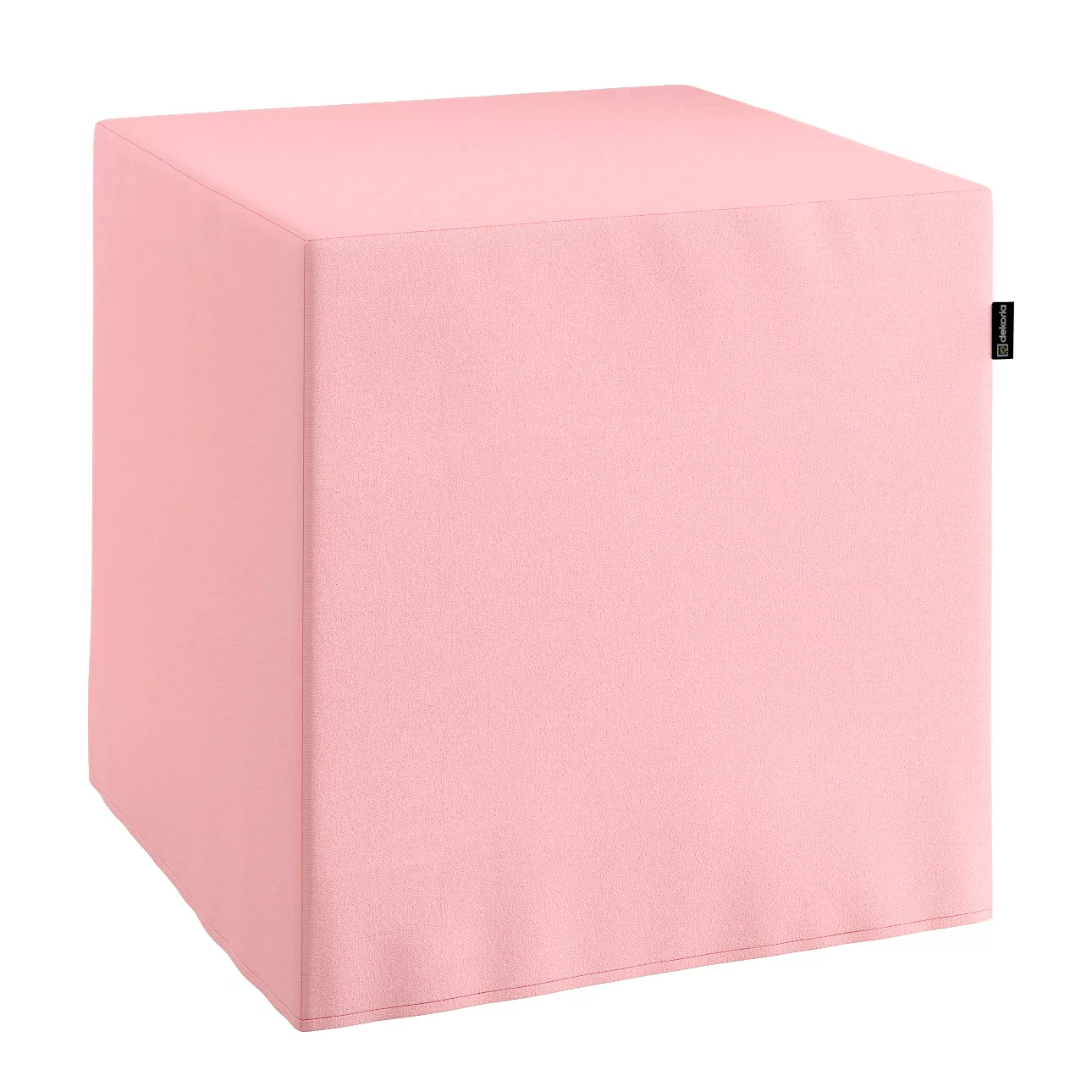 Bezug für Sitzwürfel, rosa, Bezug für Sitzwürfel 40 x 40 x 40 cm, Loneta (1 günstig online kaufen