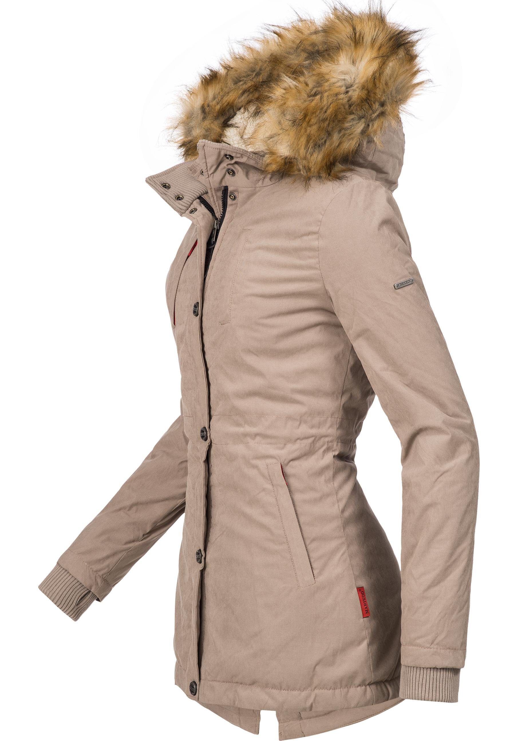 Marikoo Wintermantel Akira edler Winterparka mit günstig online kaufen