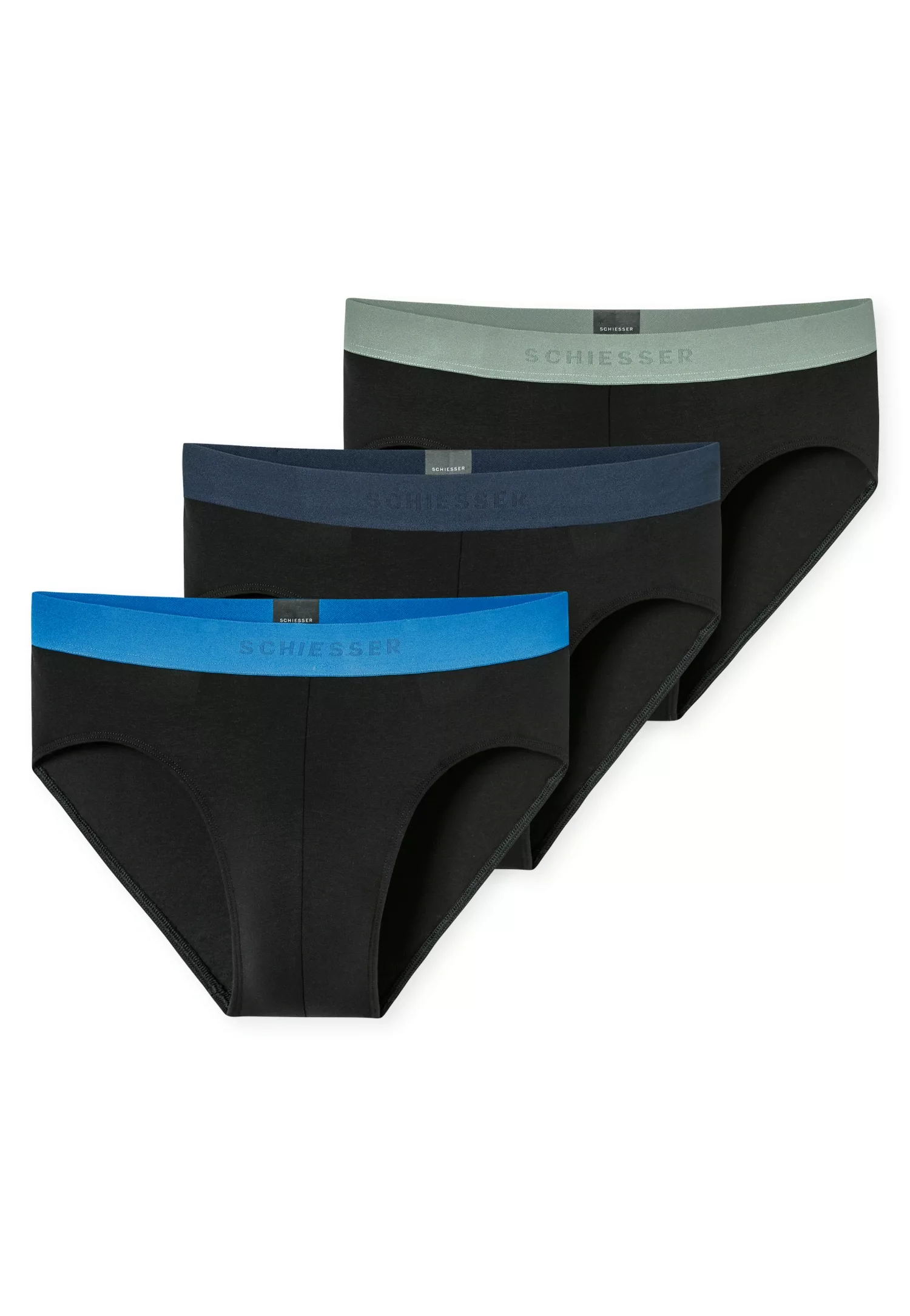 Schiesser Rioslip ""95/5"", (3er Pack), mit farbigem Webgummibund günstig online kaufen