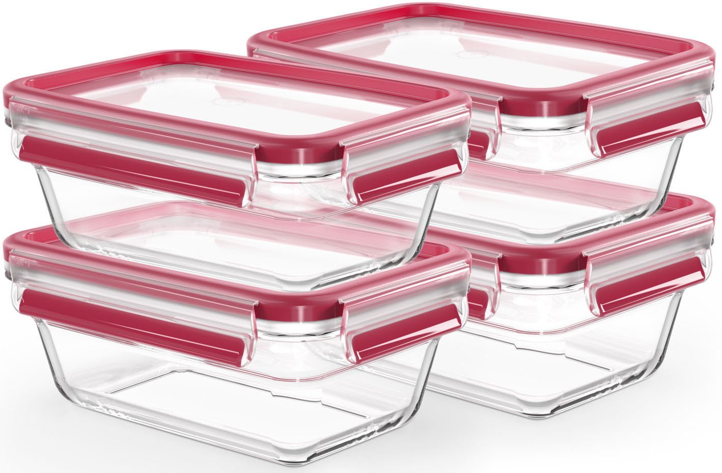 Emsa Frischhaltedose »Clip&Close, Made in Germany«, (4 tlg.), backofen-, ge günstig online kaufen