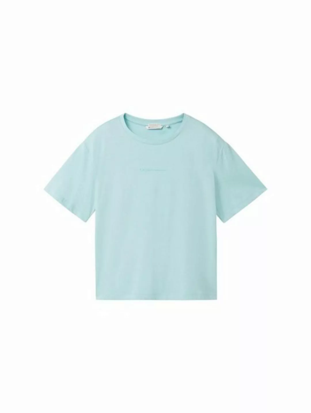 TOM TAILOR Denim T-Shirt boxy logo t-shirt günstig online kaufen