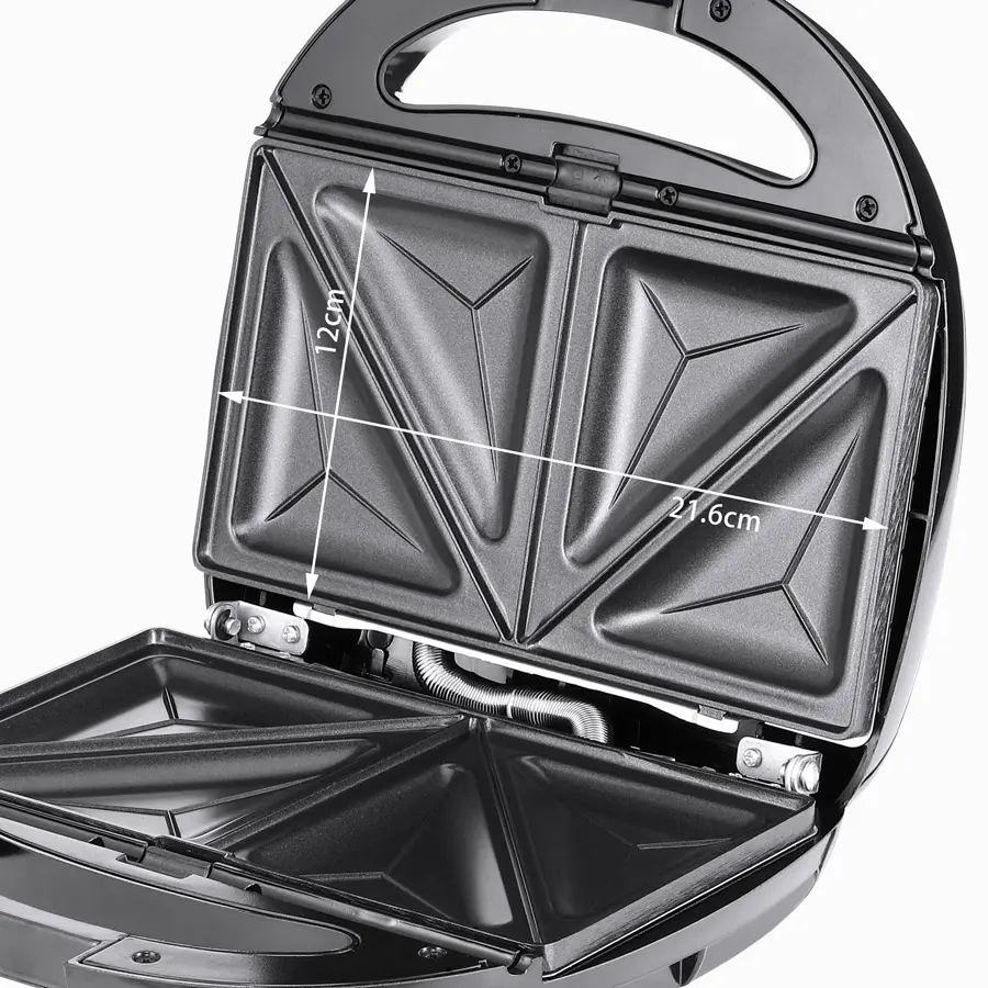 Kontaktgrill 3in1 Schwarz/Silber 800W günstig online kaufen