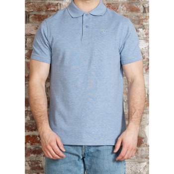 Barbour  T-Shirts & Poloshirts tartan pique polo shirt - sky marl günstig online kaufen