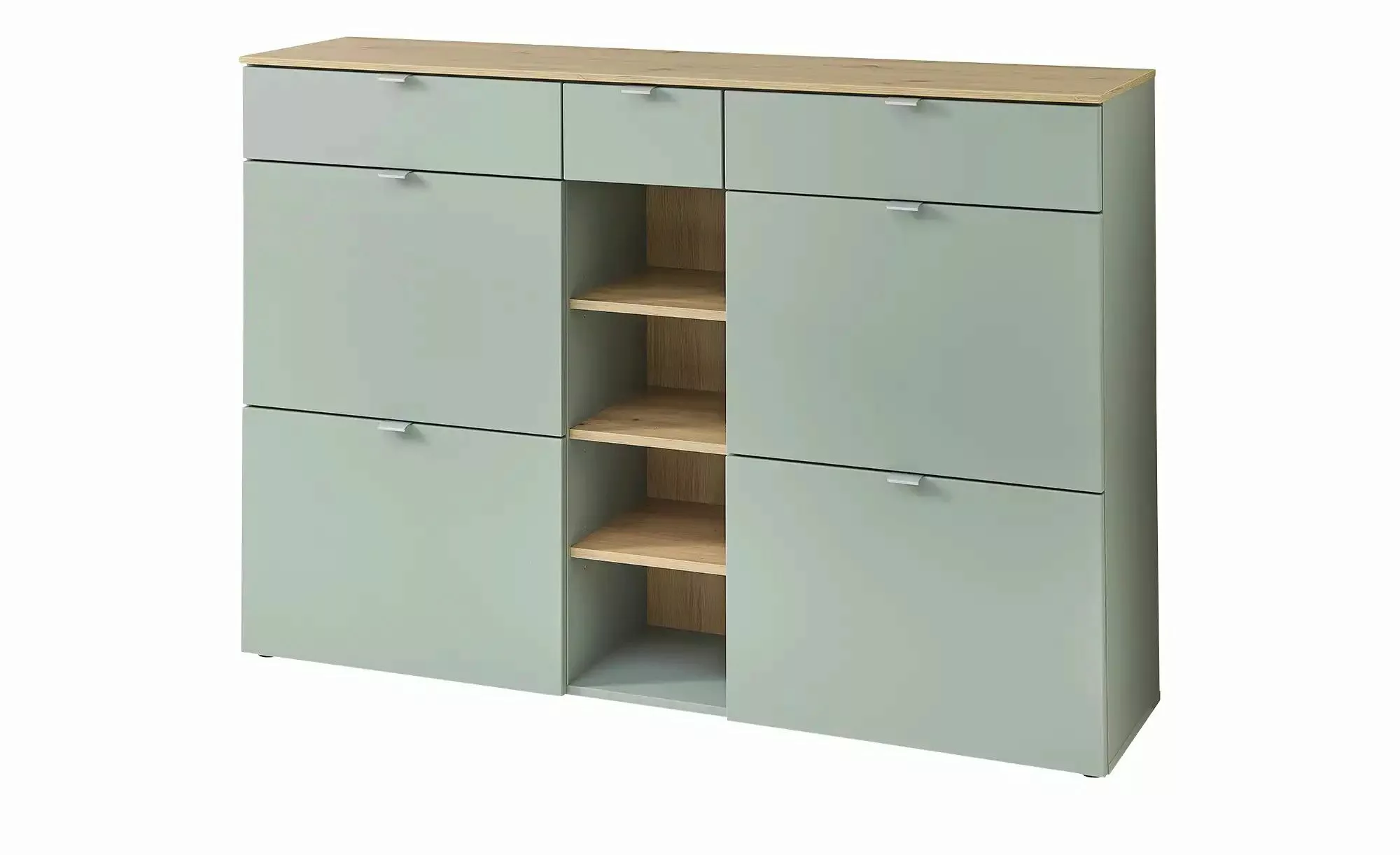 Innostyle Schuhschrank in Schilfgrün matt, MDF, Spannplatte - 148x103x38cm günstig online kaufen