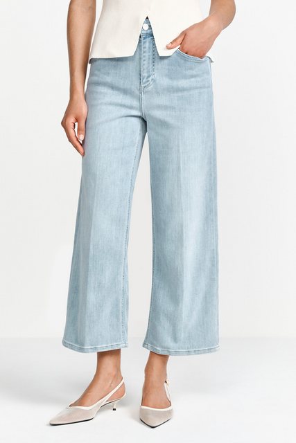 Rich & Royal 7/8-Jeans, Culotte Light Blue Satin Denim günstig online kaufen