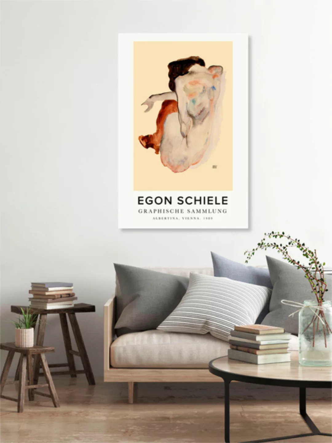 Poster / Leinwandbild - Egon Schiele - Graphische Sammlung günstig online kaufen