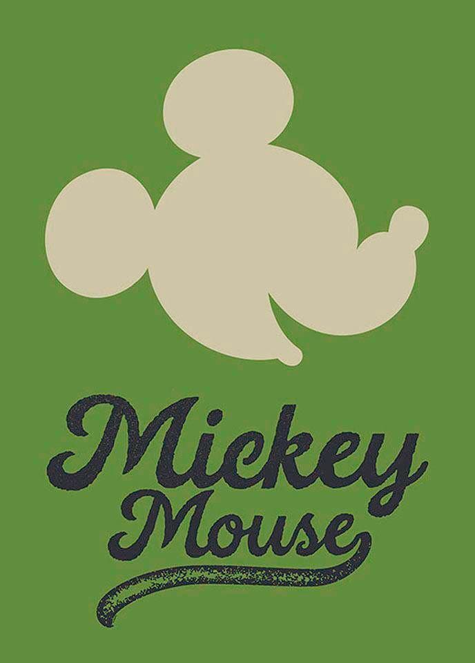 Komar Bild "Mickey Mouse Green Head", Disney, (1 St.), Wandbild zur Dekorat günstig online kaufen