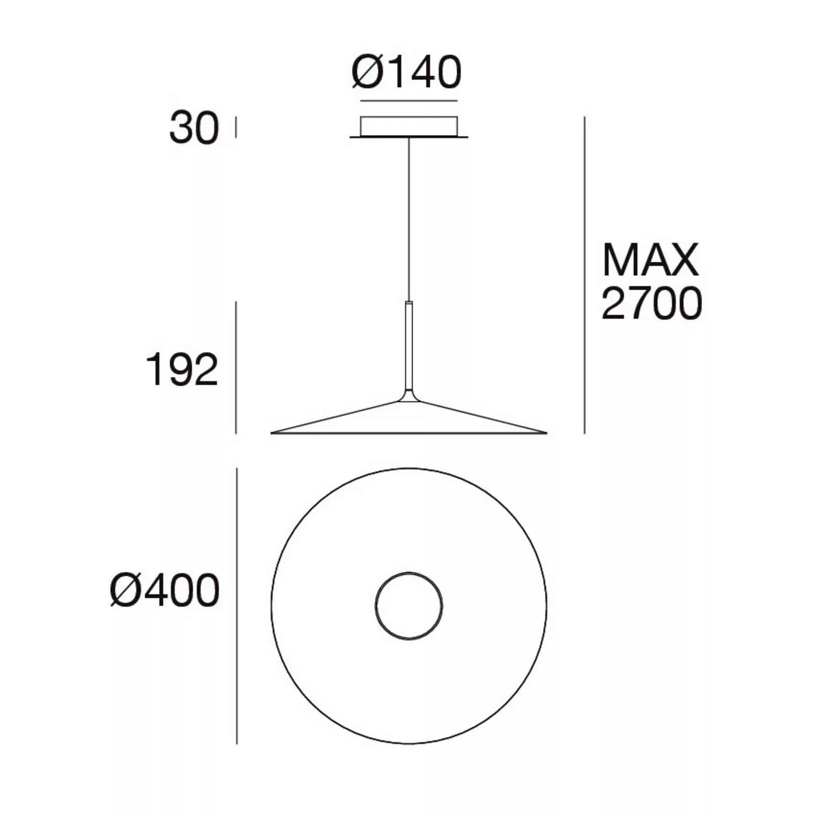 LED-Hängeleuchte Poe Plus, schwarz günstig online kaufen