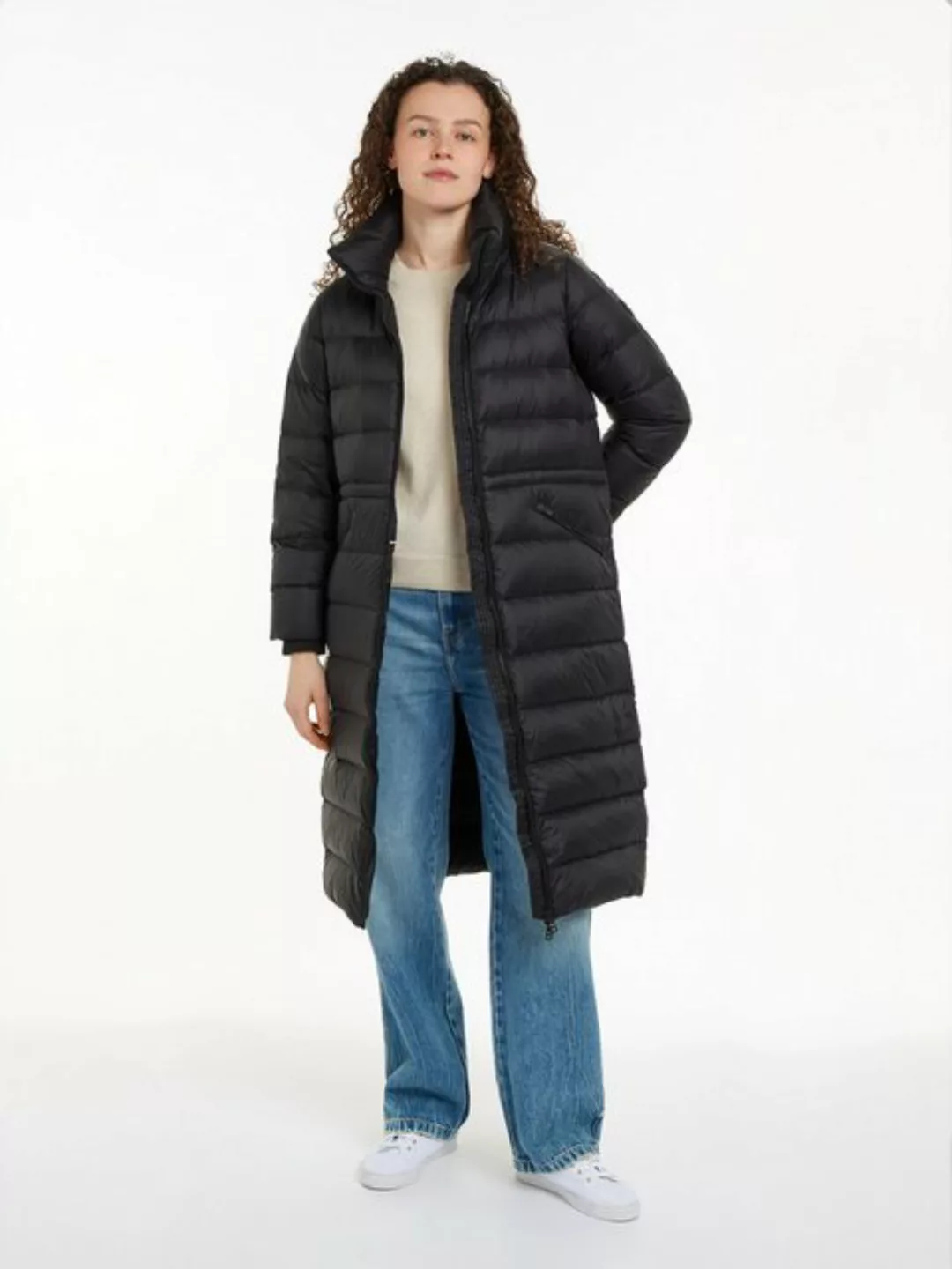 Tommy Hilfiger Steppmantel MW DOWN FUNNEL NK MAXI COAT mit Funnelkragen günstig online kaufen