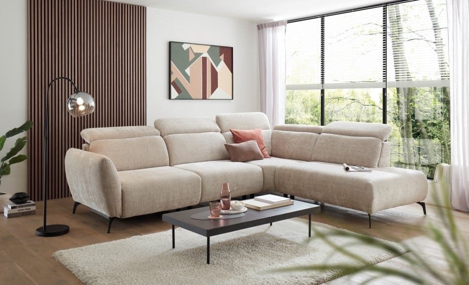 ED EXCITING DESIGN Ecksofa Kiel, mit elektrischer Relaxfunktion, verstellba günstig online kaufen