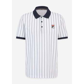 Fila  T-Shirts & Poloshirts Linter striped polo shirt - bright white black günstig online kaufen