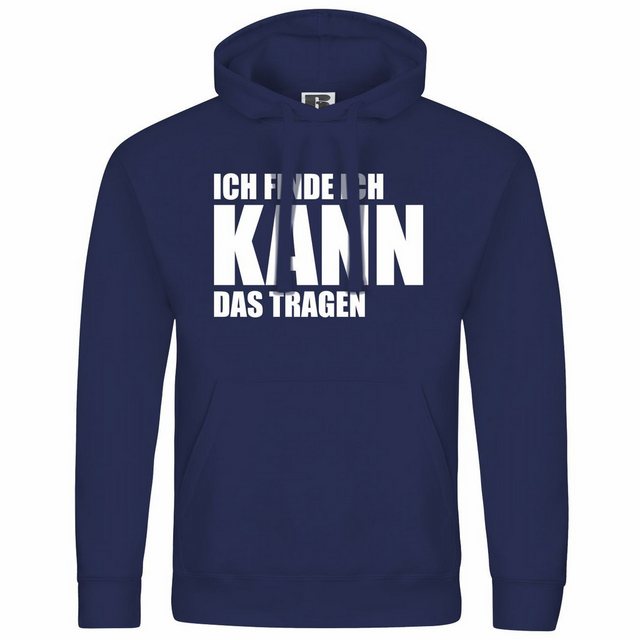 deinshirt Kapuzenpullover Herren Kapuzenpullover Ich finde ich kann das tra günstig online kaufen