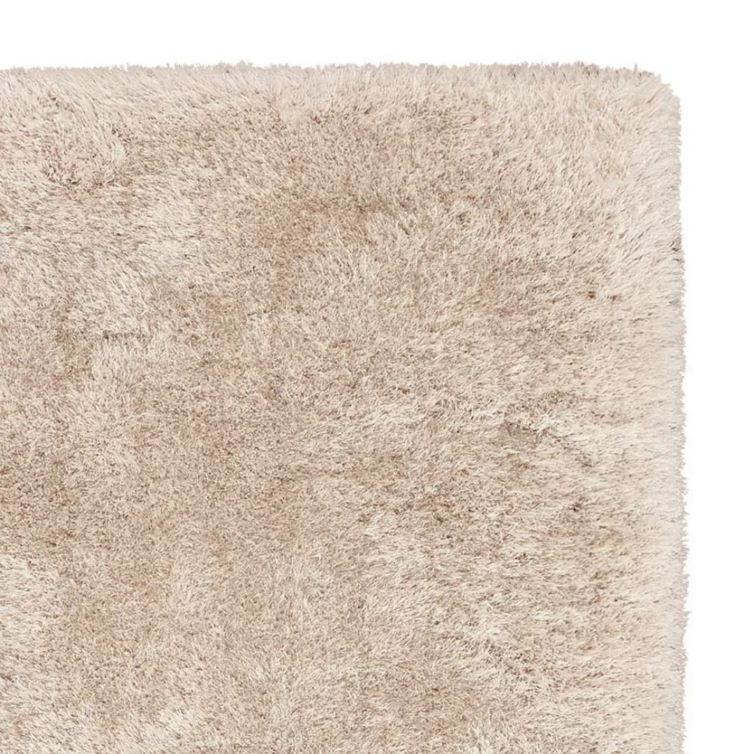 Hochflorteppich in Creme Weiß 8 cm hoch günstig online kaufen